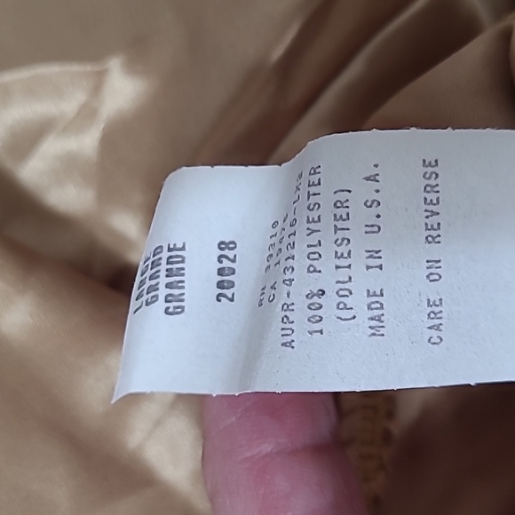 Vintage Gold Satin Camisole (M) & Shorts (L), Colesce Couture Lingerie - Picture 8 of 12